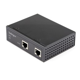 StarTech.com POEINJ1G90W network extender Network repeater Black 10, 100, 1000 Mbit s