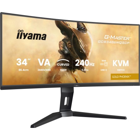 iiyama G-MASTER GCB3486WQSCP-B1 computer monitor 34" 3440 x 1440 pixels UltraWide Quad HD Black