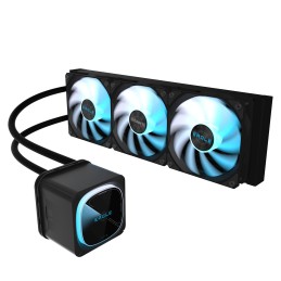 GIGABYTE EAGLE 360 Sistema di Raffreddamento a Liquido per CPU - 3x120mm Ventole ARGB, display LCD a colori, DAISY-CHAIN,