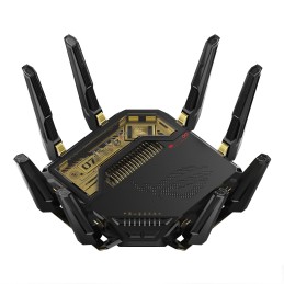 ASUS ROG Rapture GT-BE98 wireless router 10 Gigabit Ethernet Quad-band (2.4 GHz   5 GHz-1   5 GHz-2   6 GHz) Black