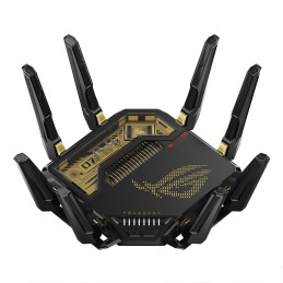 ASUS ROG Rapture GT-BE98 wireless router 10 Gigabit Ethernet Quad-band (2.4 GHz   5 GHz-1   5 GHz-2   6 GHz) Black