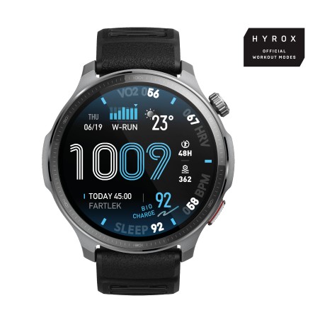 Amazfit Balance 2 XT 3,81 cm (1.5") AMOLED Digital 480 x 480 Pixel Touchscreen Schwarz WLAN GPS