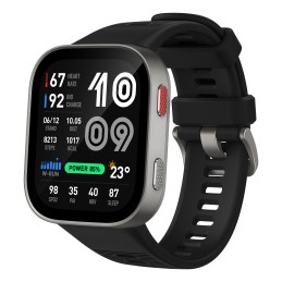 Amazfit Bip Max 5,26 cm (2.07") AMOLED Digitale 432 x 514 Pixel Touch screen Argento Wi-Fi GPS (satellitare)