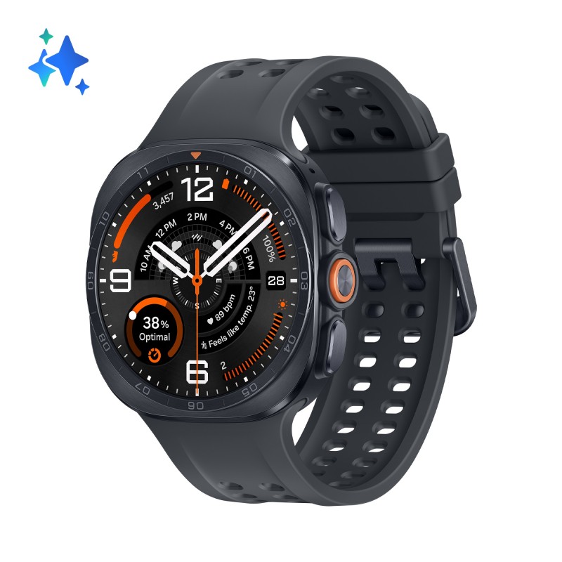 Samsung Galaxy Watch Ultra2 3,81 cm (1.5") AMOLED 47 mm Digital 498 x 498 Pixel Touchscreen 4G Grau WLAN GPS