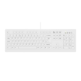 Contour Design Active Key AK-C8100F-UVS-W UK keyboard Medical USB QWERTY UK English White