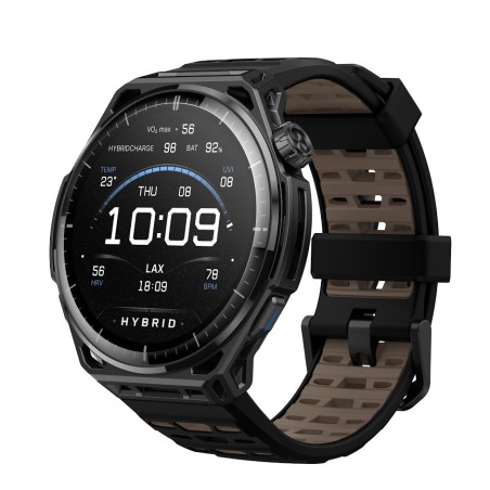 Amazfit Balance 3 3,81 cm (1.5") AMOLED 51 mm Digitale 480 x 480 Pixel Touch screen Titanio, Nero Wi-Fi GPS (satellitare)