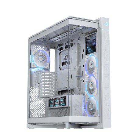 ASUS ROG CRONOX GR801 CURVE TG ARGB WHITE Midi Tower Bianco