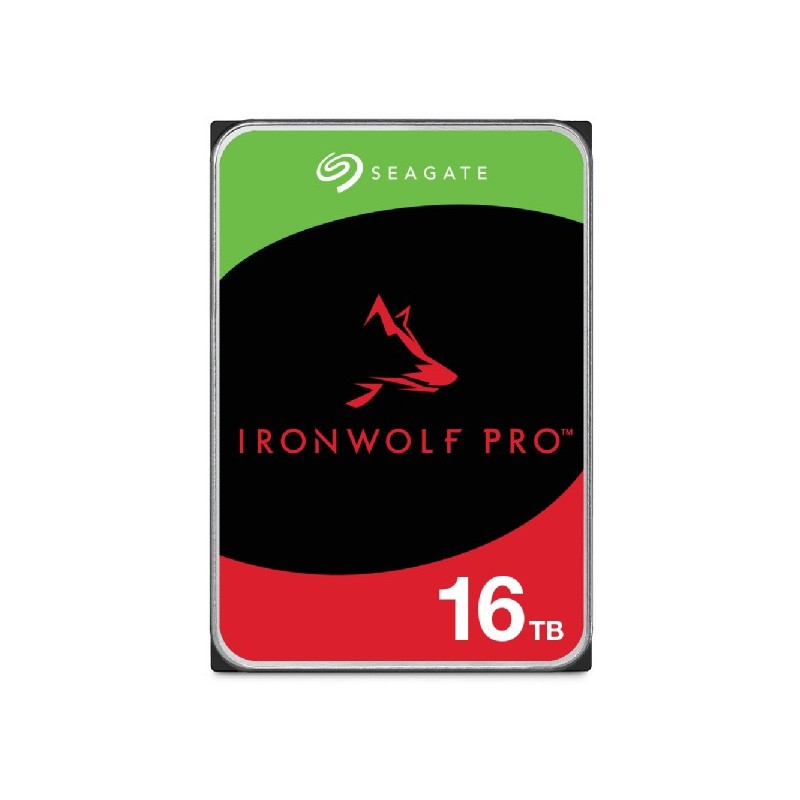 Seagate IronWolf Pro ST16000NT001 disco rigido interno 16 TB 7200 Giri min 256 MB 3.5" Serial ATA III