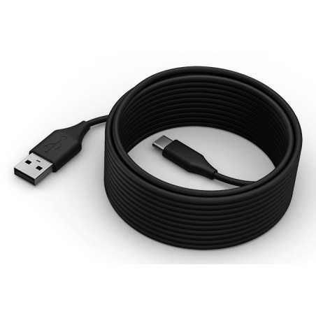 Lenovo Video Bar USB 2.0 Cable 5m cable USB USB A USB C 0,48 Gbit s Negro