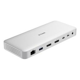 D-Link DUF-901 E base para portátil y replicador de puertos Alámbrico USB4 Gris