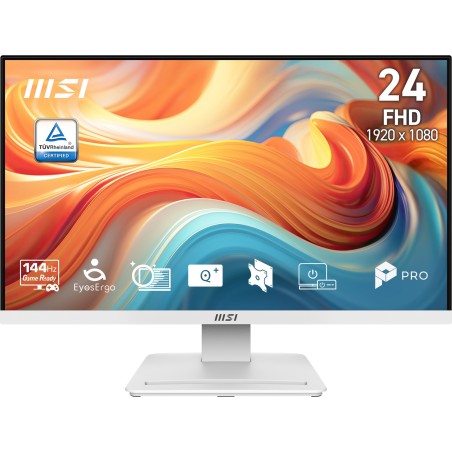 MSI Pro MP241W E14V Monitor PC 60,5 cm (23.8") 1920 x 1080 Pixel Full HD LCD Bianco