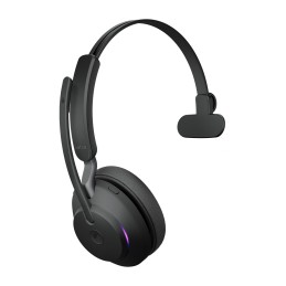 Jabra Evolve2 65 Headset Wireless Head-band Office Call center USB Type-A Bluetooth Charging stand Black