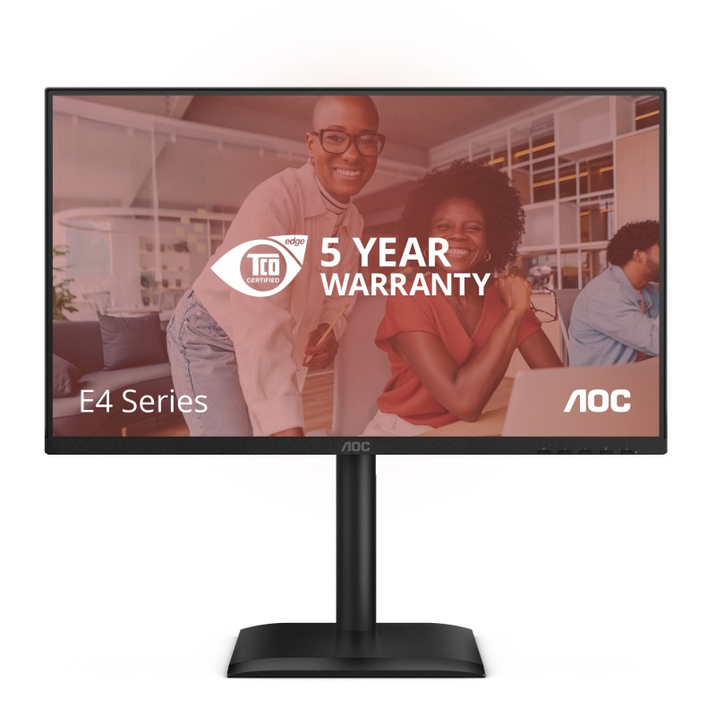 AOC E4 24E4CV computer monitor 23.8" 1920 x 1080 pixels Full HD LED Black