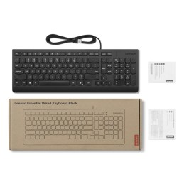 Lenovo 4Y41R64647 Tastatur Heimbüro USB Deutsch Schwarz