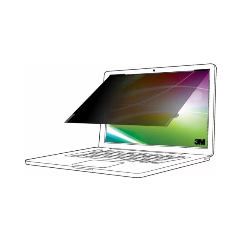 3M BP145W1B filtro para monitor 36,8 cm (14.5") Portátil Filtro de privacidad para pantallas sin marco