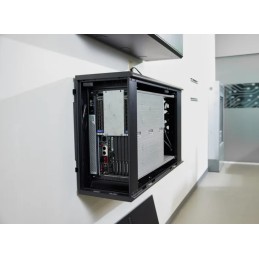 APC AR106VI armario rack 6U Bastidor de pared Negro