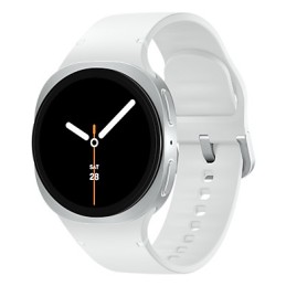 Samsung Galaxy Watch 8 3,3 cm (1.3") AMOLED 40 mm Digital 438 x 438 Pixel Touchscreen Silber WLAN GPS