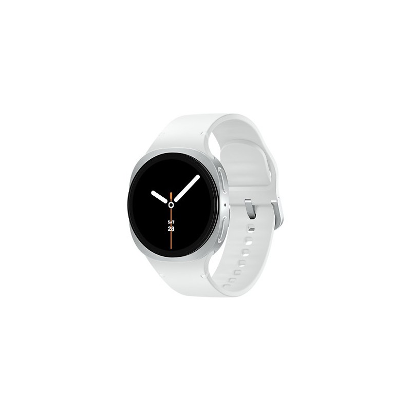 Samsung Galaxy Watch 8 3,3 cm (1.3") AMOLED 40 mm Digital 438 x 438 Pixel Touchscreen Silber WLAN GPS