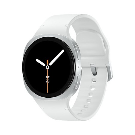 Samsung Galaxy Watch 8 3,3 cm (1.3") AMOLED 40 mm Numérique 438 x 438 pixels Écran tactile Argent Wifi GPS (satellite)