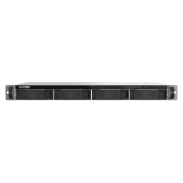 QNAP TS-432XeU NAS Rack (1U) 4 GB DDR4 0 TB QNAP QTS Black, Gray