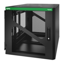 APC NetShelter WX AR112SM - Armoire de brassage murale 19 pouces, 12U HE, profondeur 800 mm, montage latéral, montée