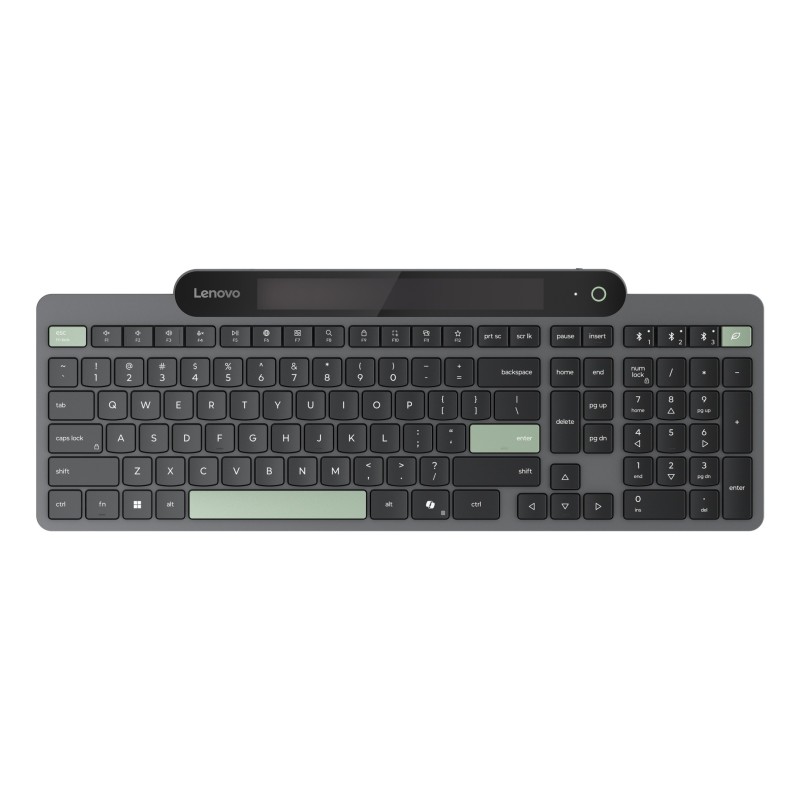 Lenovo 4Y41R69490 keyboard Home Office Bluetooth German Black, Green