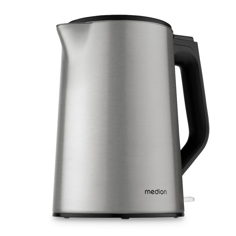 MEDION MD12105 electric kettle 1.5 L 2200 W Stainless steel