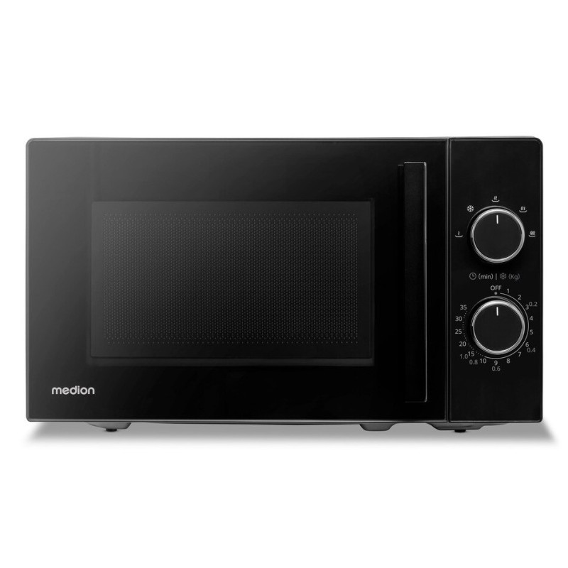 MEDION MD12011 Schwarz Solo-Mikrowelle Arbeitsplatte 20 l 800 W