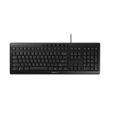 CHERRY STREAM teclado Oficina USB QWERTY Inglés de EE. UU. Negro