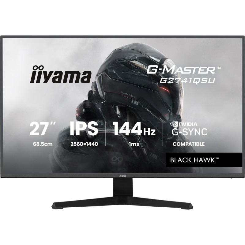 iiyama G-MASTER G2741QSU-B1 Monitor PC 68,6 cm (27") 2560 x 1440 Pixel 4K Ultra HD QLED Nero