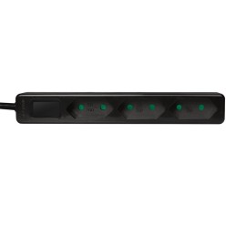 LogiLink LPS229B multiprise 1,5 m 3 sortie(s) CA Intérieure Noir