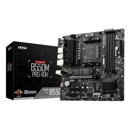MSI B550M PRO-VDH motherboard AMD B550 Socket AM4 micro ATX