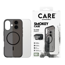 PanzerGlass CARE™ by ® Smokey Case m. Schwarz MagSafe iPhone 17