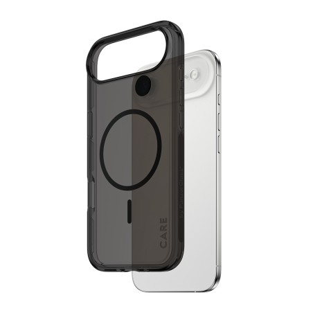 PanzerGlass CARE™ by ® Smokey Case w. Black MagSafe iPhone Air funda para teléfono móvil Negro