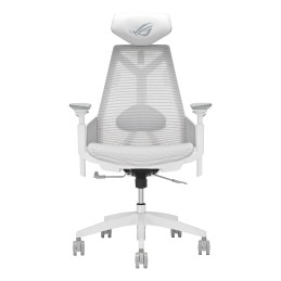 ASUS ROG Destrier Ergo Core White Sedia da gaming per PC Seduta in rete Bianco