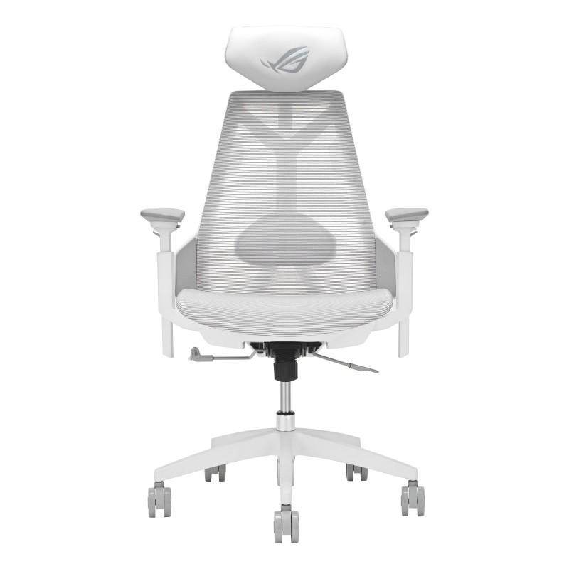 ASUS ROG Destrier Ergo Core White Siège de jeu sur PC Siège respirant Blanc