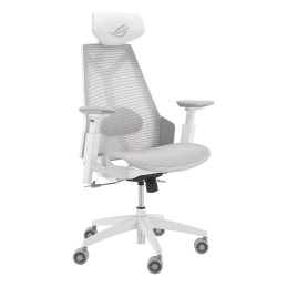 ASUS ROG Destrier Ergo Core White Silla para videojuegos de PC Asiento de malla Blanco