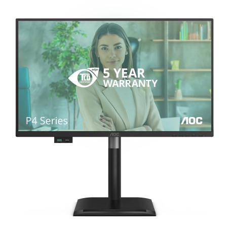AOC 24P4U computer monitor 23.8" 1920 x 1080 pixels Full HD Black
