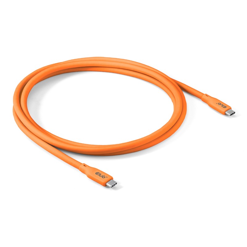 CLUB3D USB C Kabel orange
