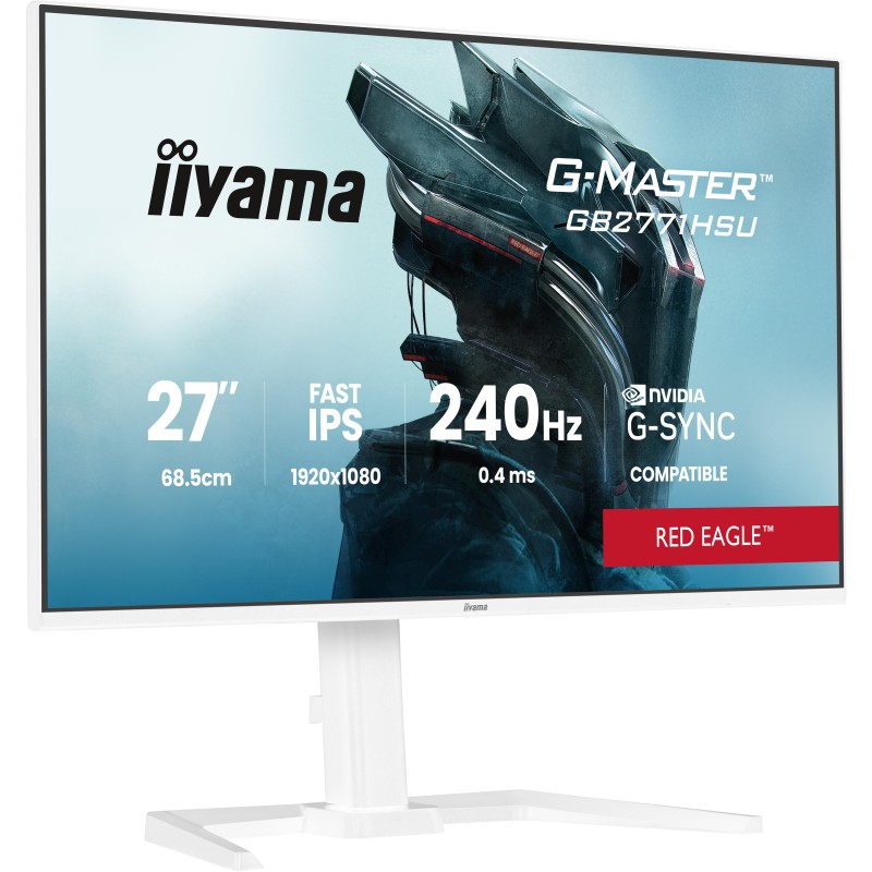 iiyama G-MASTER GB2771HSU-W1 computer monitor 27" 1920 x 1080 pixels Full HD LCD White