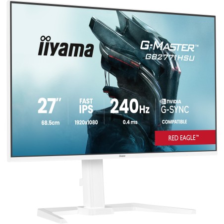 iiyama G-MASTER GB2771HSU-W1 Computerbildschirm 68,6 cm (27") 1920 x 1080 Pixel Full HD LCD Weiß