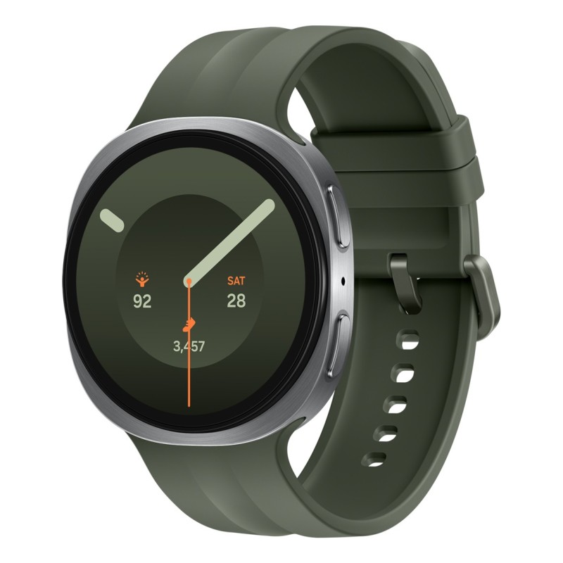 Samsung Galaxy Watch9, 44mm, Silver, LTE, Design sottile anti-urto, guida al sonno, coaching salute, benessere cardiaco,