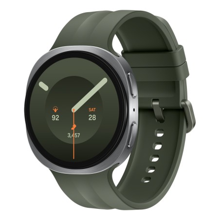 Samsung Galaxy Watch9, 44mm, Silver, LTE, Design sottile anti-urto, guida al sonno, coaching salute, benessere cardiaco,