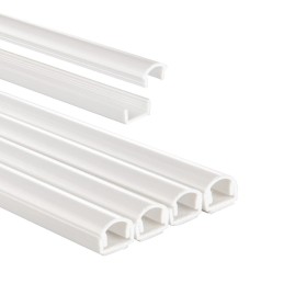 Hama 00220980 cable organizer Universal Cable duct White 4 pc(s)