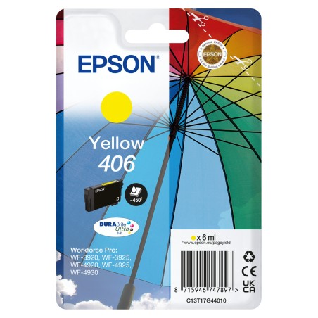 Epson Inchiostri DURABrite Ultra Ombrello confezione singola Giallo 406