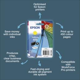 Epson Cartouche d’encre jaune DURABrite Ultra Parapluie 406
