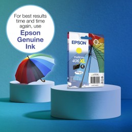 Epson Pack individual de tinta DURABrite Ultra amarillo 406XL Paraguas