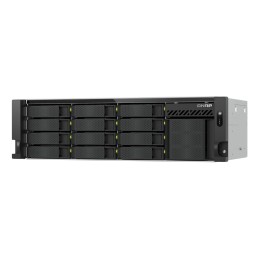 QNAP TS-H1655XEU-RP Storage server Rack (3U) Intel Atom® C5125 8 GB DDR4 0 TB QuTS hero Black, Gray