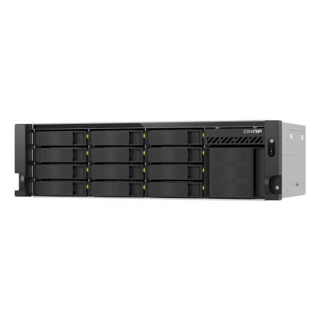 QNAP TS-H1655XEU-RP Speicherserver Rack (3U) Intel Atom® C5125 8 GB DDR4 0 TB QuTS hero Schwarz, Grau
