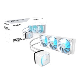 GIGABYTE EAGLE 360 ICE Flüssig-CPU-Kühler - 3x120mm ARGB-Lüfter, Vollfarb-LCD, DAISY-CHAIN, Kompatibel mit Intel LGA 1851 und